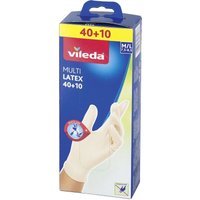 Einweghandschuh Multi Latex 40 10 Größe m/l 50er Pack von Vileda