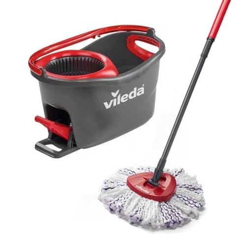 Vileda 167751 Turbo Mopp und Eimer Set 3in1 Mikrofaserbox von Vileda