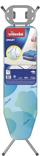 Vileda 168583 Smart-Bügelbrett, 114 cm lang x 34 cm breit x 75-91 cm hoch, blau von Vileda