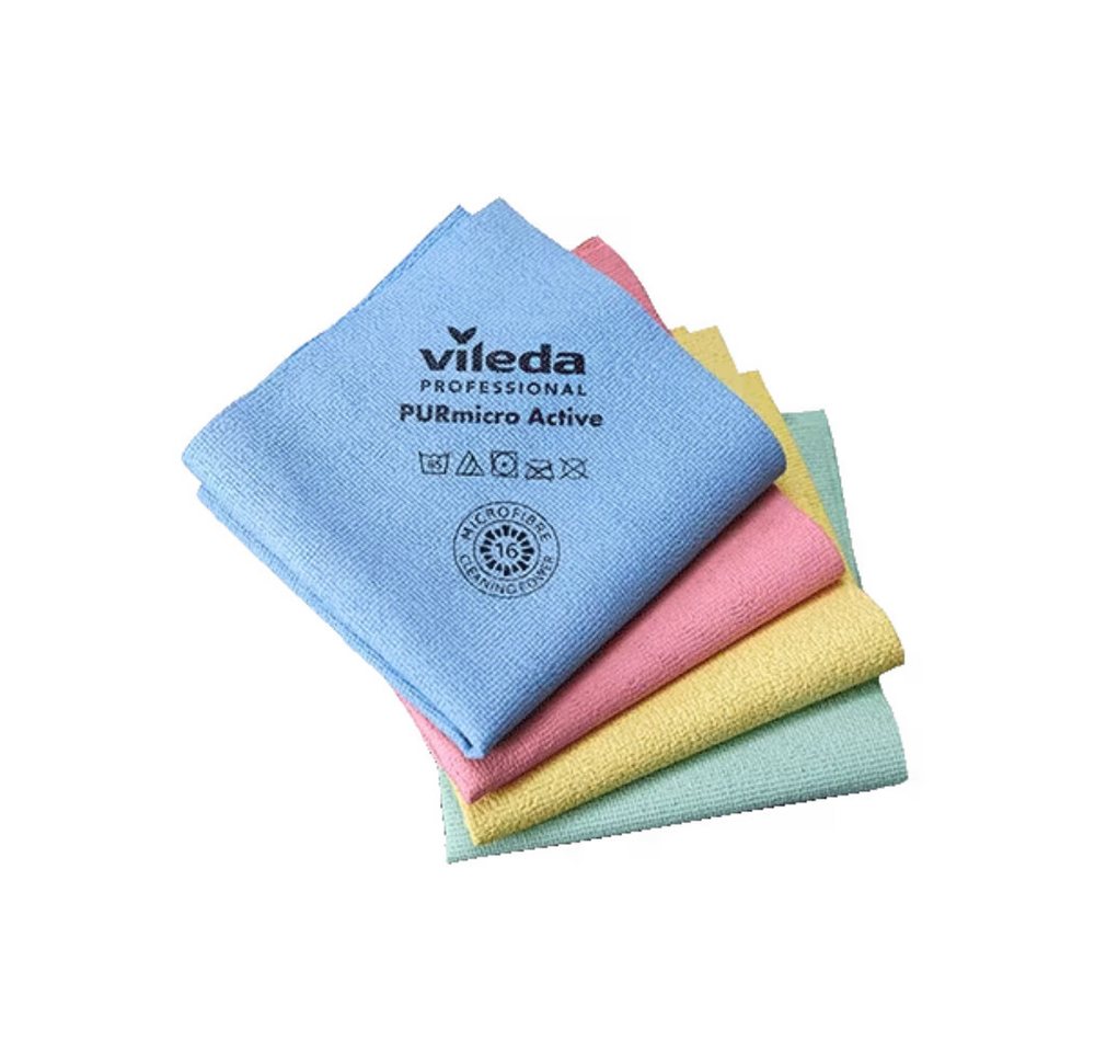 Vileda 20x Vileda PURmicro Active Allrounder-Tuch Farbe Grün - 5 Stück, Reinigungstuch Vileda 20x Vileda PURmicro Active Allrounder-Tuch Farbe Grün - 5 Stück, Reinigungstuch von Vileda