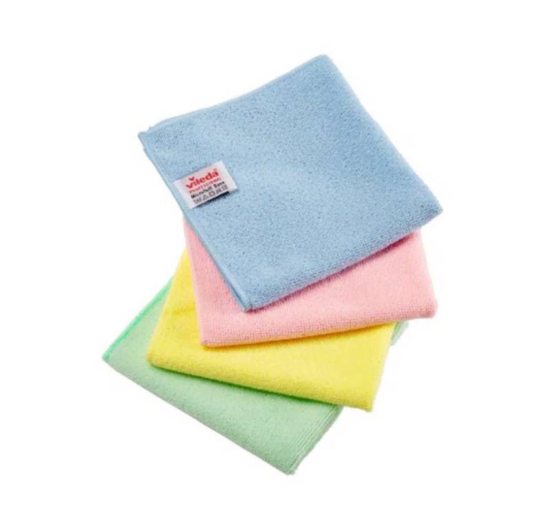 Vileda 20x Vileda Professional MicroTuff Base Microfasertuch - 5 Stück - Gelb Reinigungstuch von Vileda