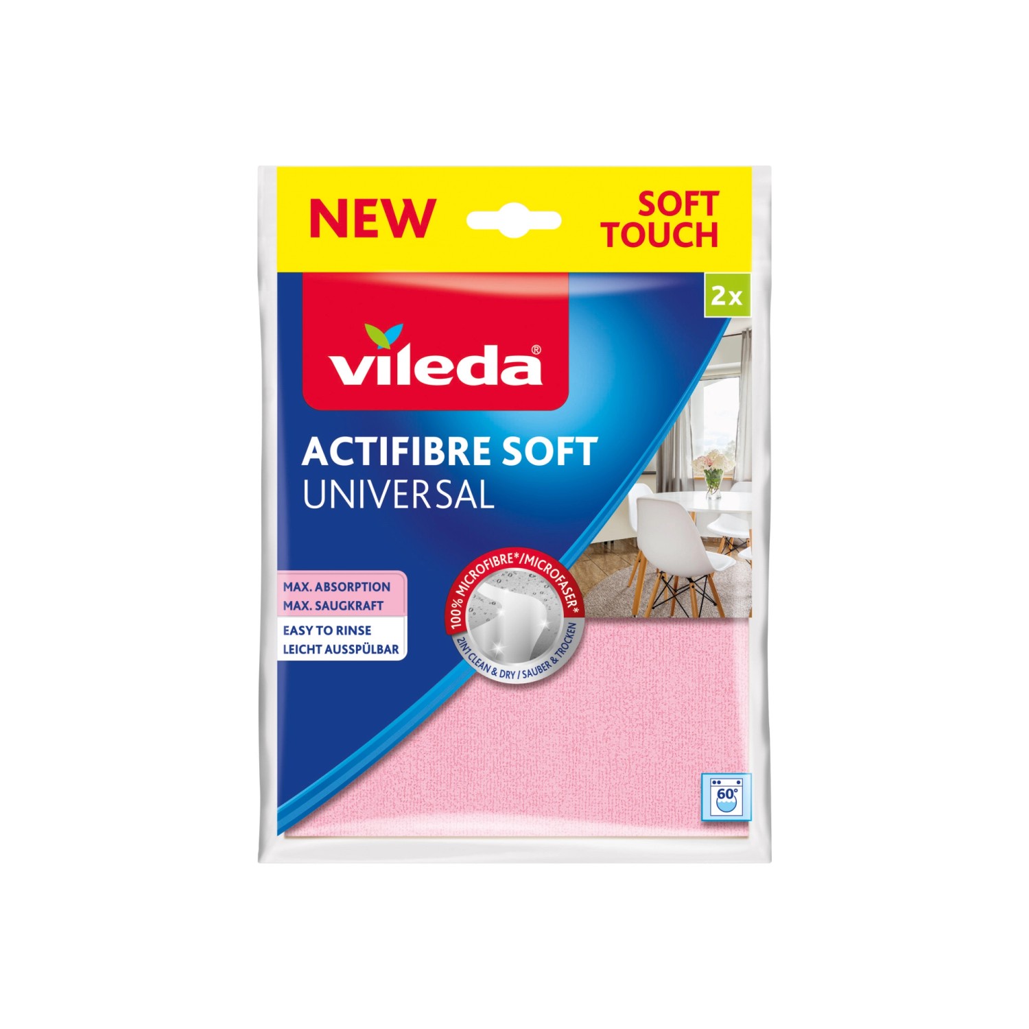 Vileda Actifaser Universaltuch 2er Pack von Vileda