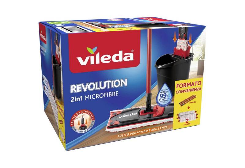 Vileda Akku-Hand-und Stielstaubsauger Revolution Box Bodenwischer von Vileda