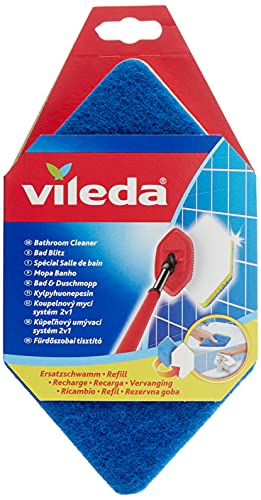 Vileda Bad Blitz Ersatzschwamm, hexagonale Form, für die Badreinigung, kein Verkratzen von Vileda