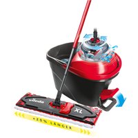 Vileda Bodenwischer-Set "Ultramax XL Turbo Box", (Set, 3 St., Stiel, extragroßer Wischbezug, Powerschleuder und Fußpeda), ideal für große Flächen von Vileda