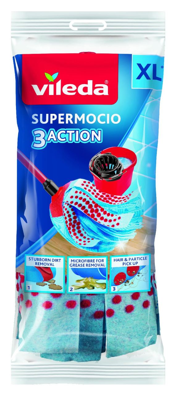 Vileda Ersatzwischkopf für Supermocio XL von Vileda