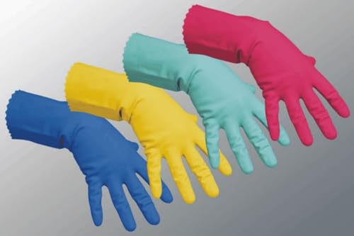 Vileda Handschuhe Multipurpose Der Feine Naturlatex rot Größe S von Vileda