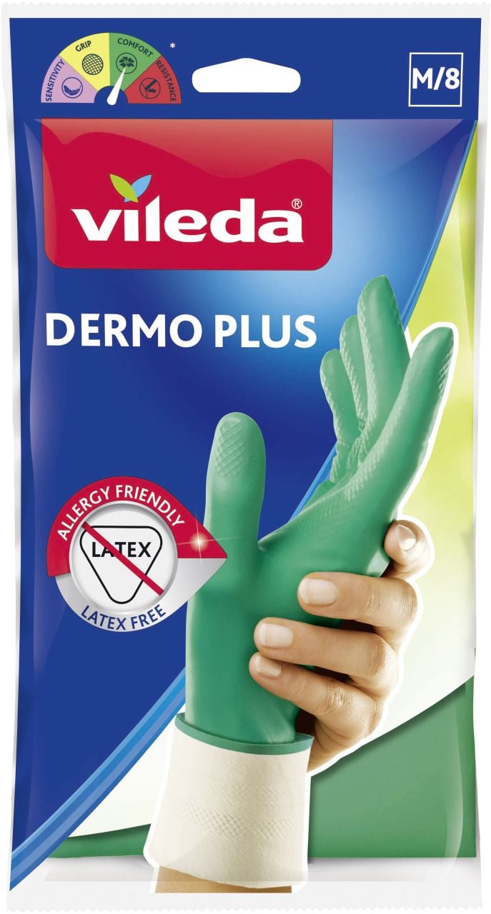 Vileda Haushaltshandschuhe Dermo Plus Größe M von Vileda