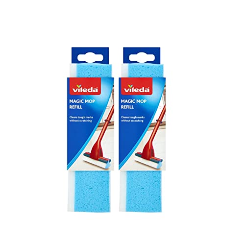 Vileda Magic Mop 3 Action wischer, blau, 2er-Pack von Vileda