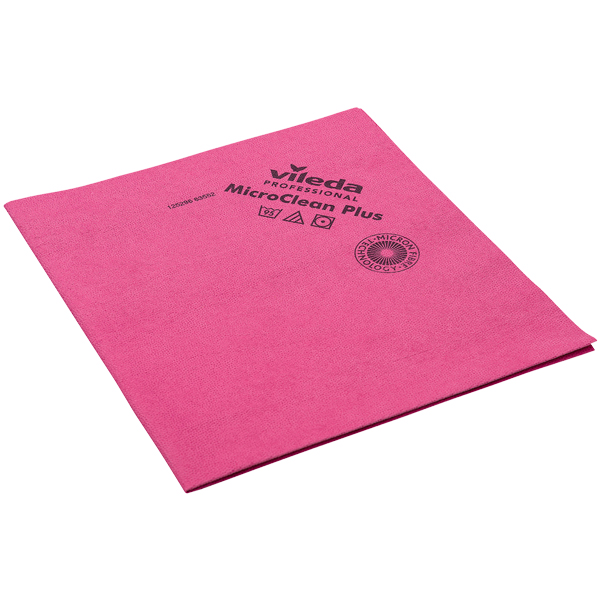 Vileda MicroClean Plus Microfasertuch 40 x 45 cm rot Vileda MicroClean Plus Microfasertuch 40 x 45 cm rot von Vileda
