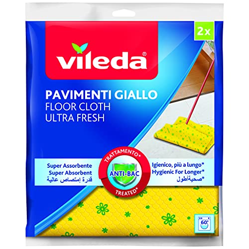 Vileda Bodentuch, gelb, 2 Stücke Vileda Bodentuch, gelb, 2 Stücke von Vileda