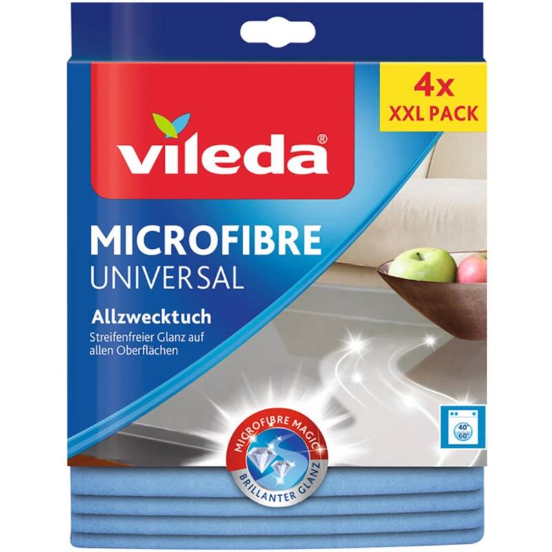 Vileda Mikrofaser Allzwecktuch Universal 4er-Sparpack von Vileda