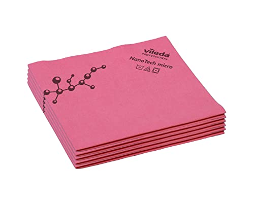 Vileda Professional Microfasertuch NanoTech micro rot 5 Stk. von Vileda Professional