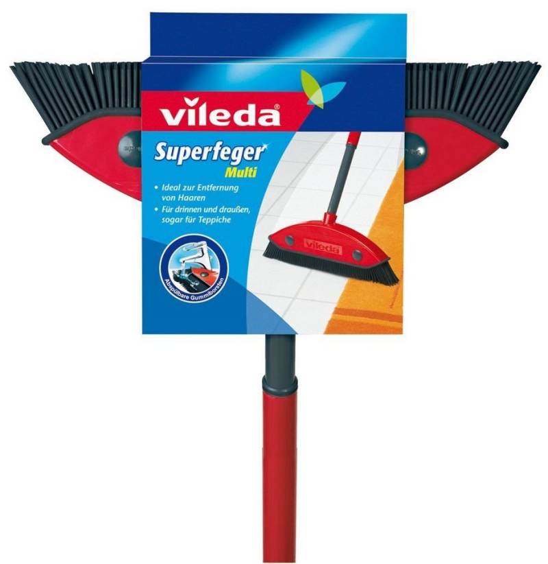 Vileda Reinigungsbürsten-Set VILEDA Superfeger Multi mit Teleskopstiel von Vileda
