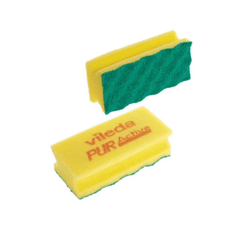 Vileda Reinigungsschwamm 10x Vileda PUR Active SchwammProfi Reinigungsschwamm - 10 Stück - Gelb Vileda Reinigungsschwamm 10x Vileda PUR Active SchwammProfi Reinigungsschwamm - 10 Stück - Gelb von Vileda
