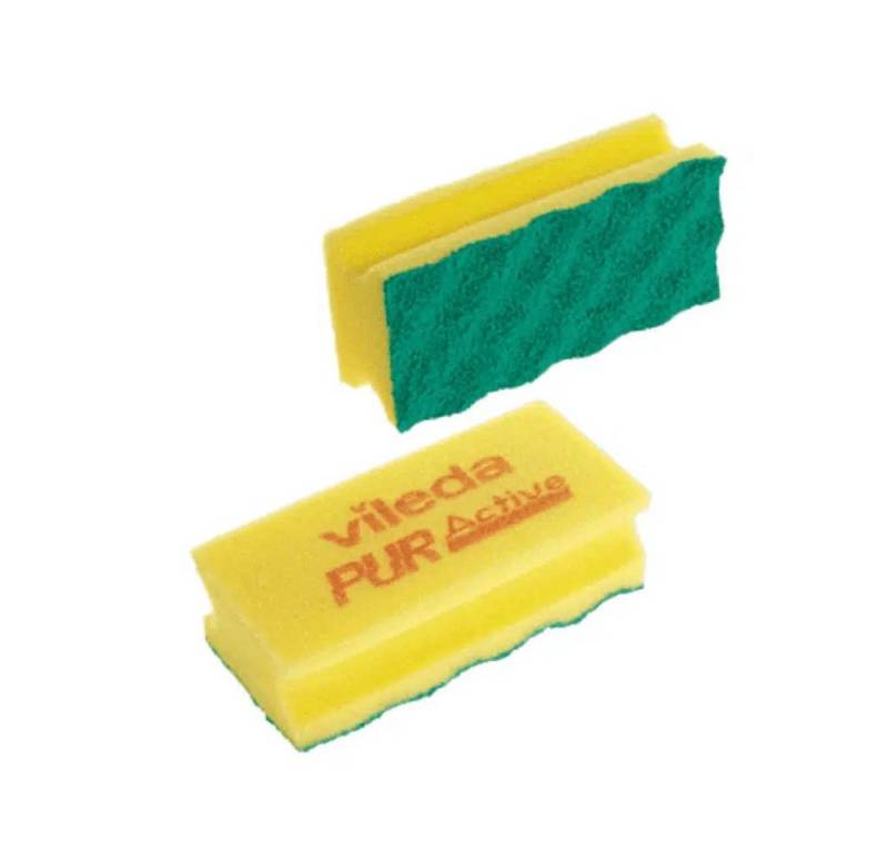 Vileda Reinigungsschwamm 10x Vileda PUR Active SchwammProfi Reinigungsschwamm - 10 Stück - Gelb Vileda Reinigungsschwamm 10x Vileda PUR Active SchwammProfi Reinigungsschwamm - 10 Stück - Gelb von Vileda