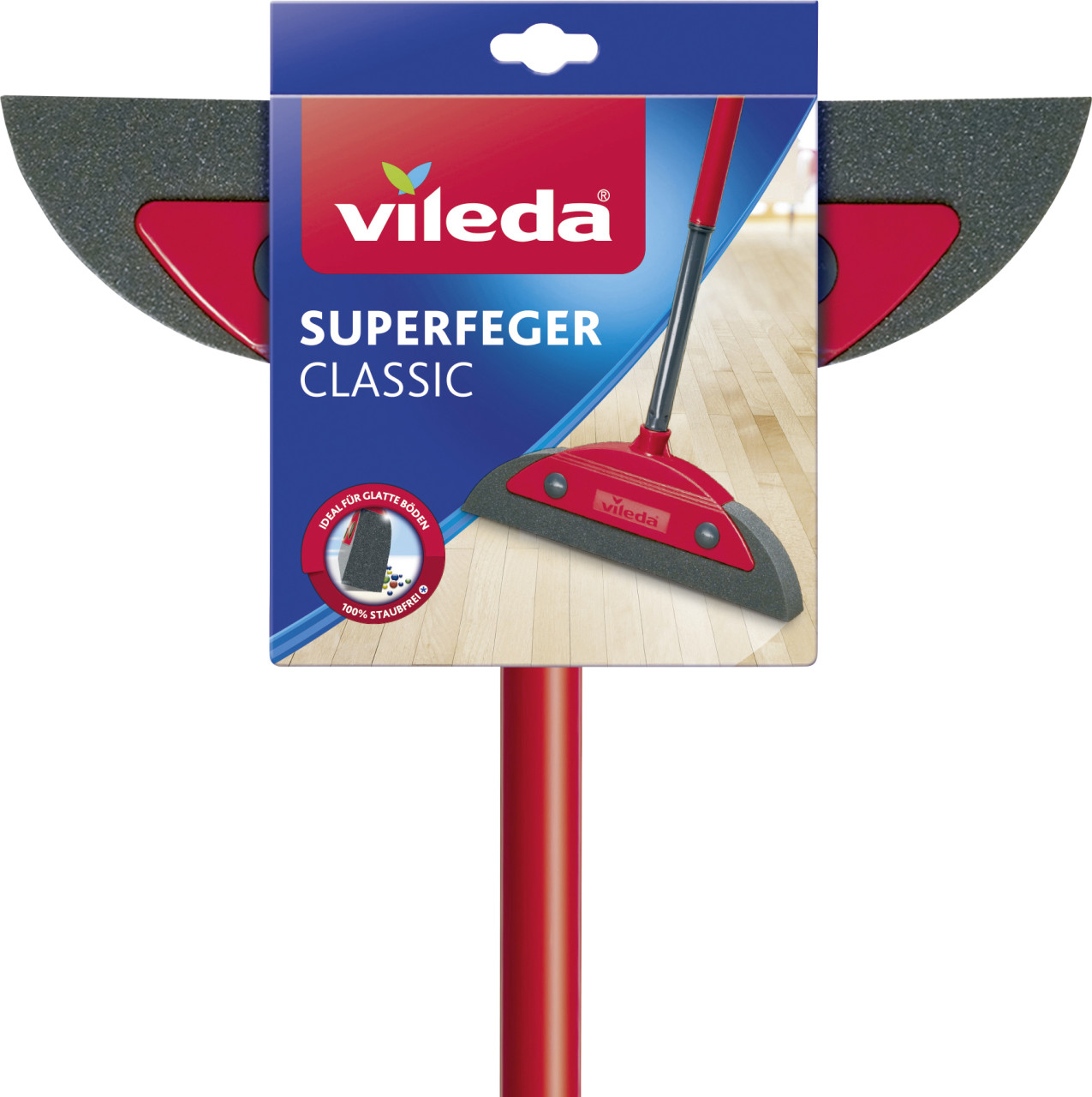 Vileda Schaumstoffbesen Classic mit Teleskopstiel 75-130 cm von Vileda