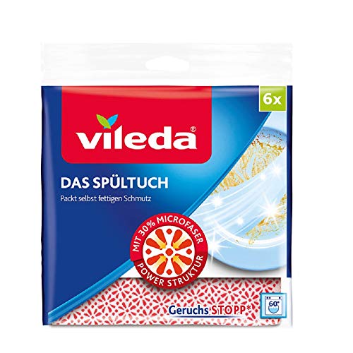 Vileda Spültuch 34x34 cm, 6er Pack von Vileda