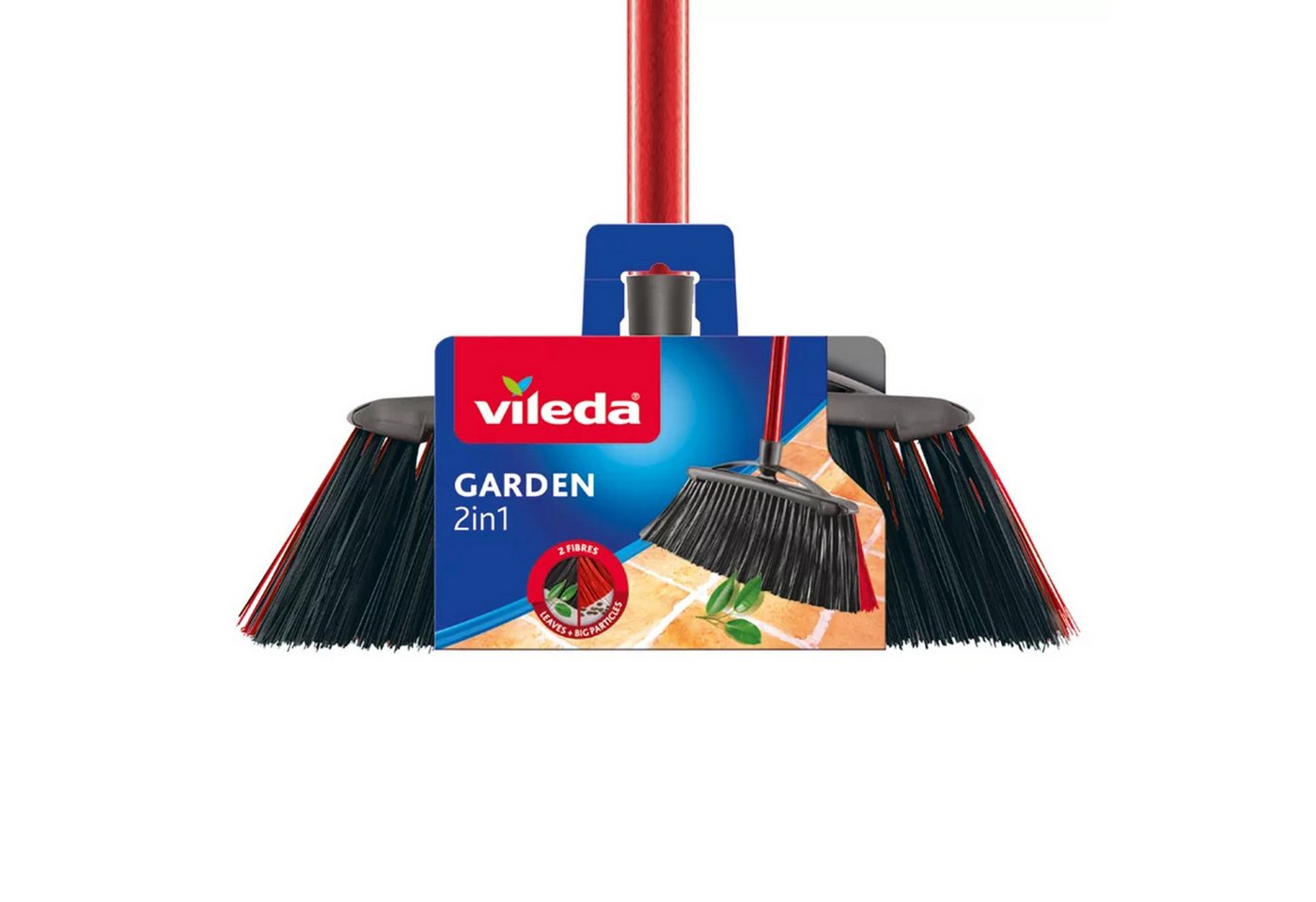 Vileda Staubbesen 2in1 Garden, Außenbesen mit Stiel Garden Bürste im Freien Vileda Staubbesen 2in1 Garden, Außenbesen mit Stiel Garden Bürste im Freien von Vileda