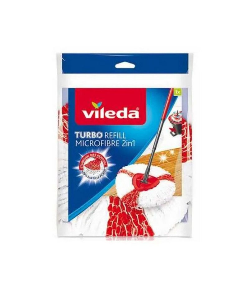 Vileda Staubbesen VILEDA Easy Wring and Clean Turbo 2in1 Ersatzkopf (packung, 1-St., VILEDA Easy Wring and Clean Turbo 2in1 Ersatzkopf) von Vileda