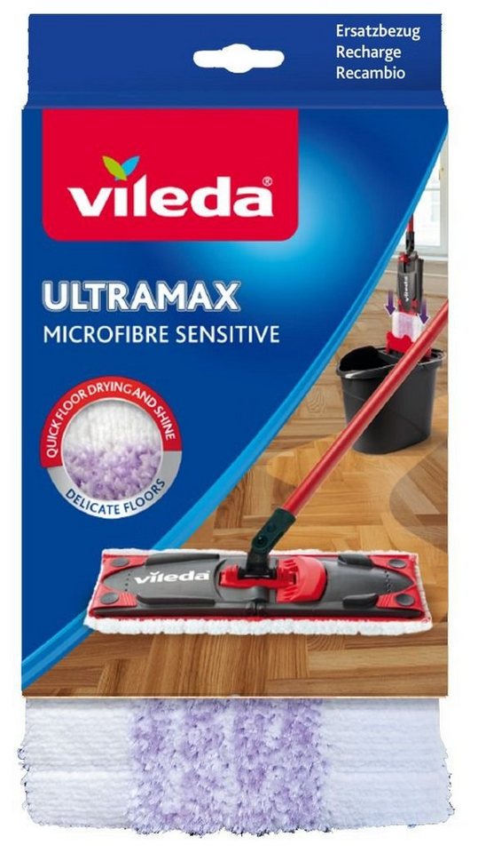 Vileda Vileda Wischbezug Ultramax Sensitive 35,5 cm Wischbezug (100% Polyester) von Vileda