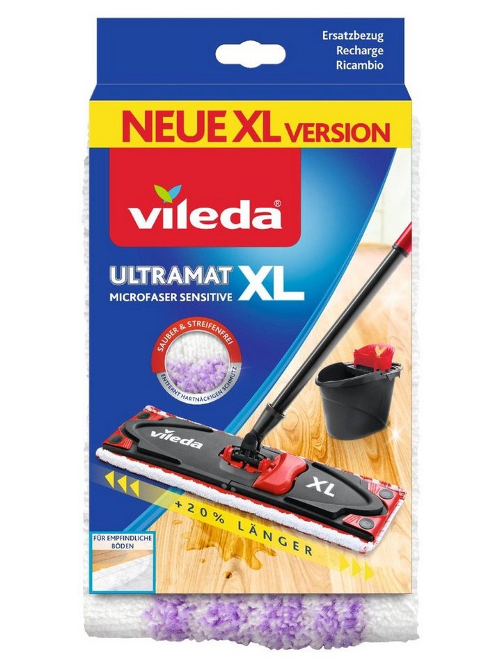 Vileda Vileda Wischbezug Ultramax XL Sensitive 42 cm Wischbezug (100% Polyester) von Vileda