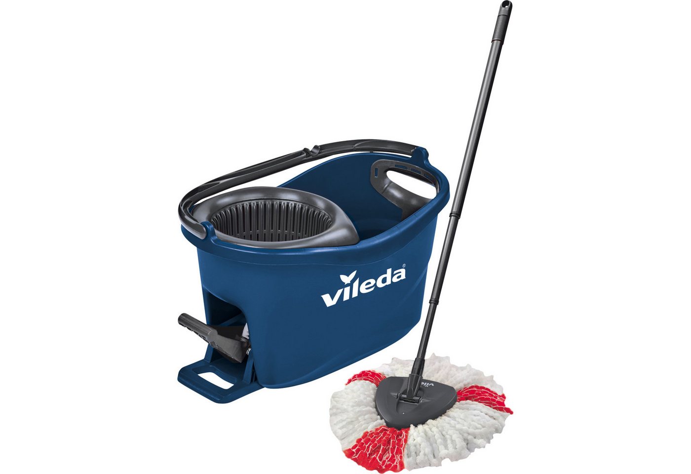 Vileda Wischmopp Vileda Wischmop-Set Turbo Easy Wring & Clean Box Vileda Wischmopp Vileda Wischmop-Set Turbo Easy Wring & Clean Box von Vileda