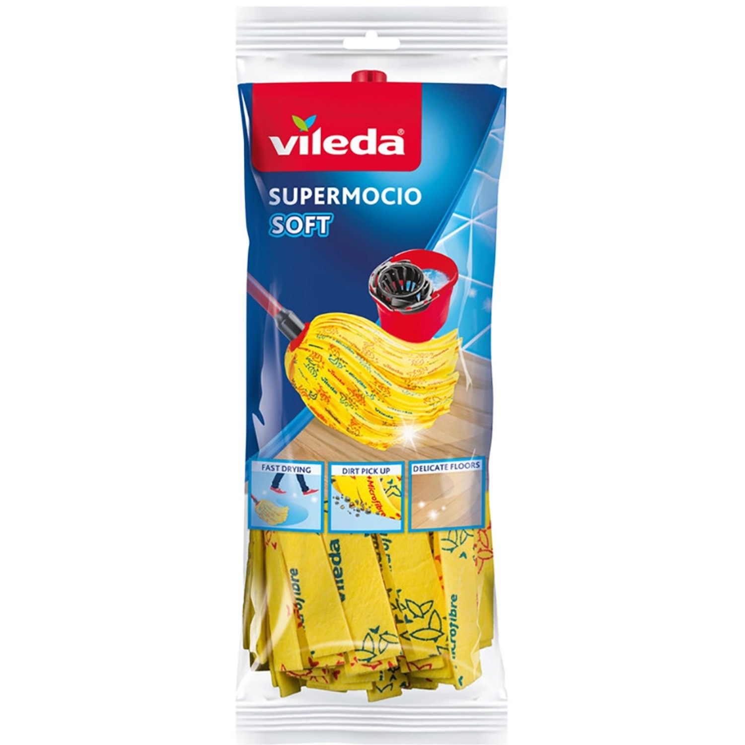 Vileda Ersatzmopp für Wischmopp SuperMocio Soft von Vileda