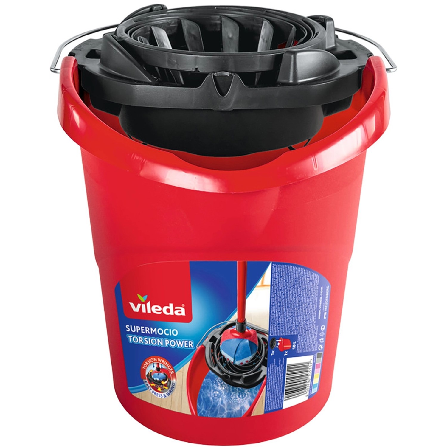 Vileda Wischmopp-Eimer SuperMocio mit PowerPress von Vileda