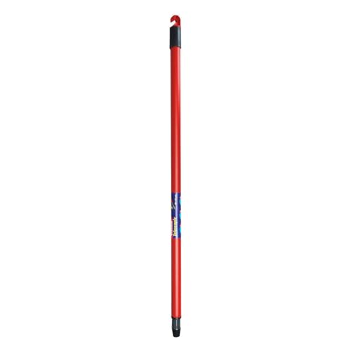 Vileda Teleskopstiel 90-140 cm, Kunststoff, Rot, 140 cm von Vileda