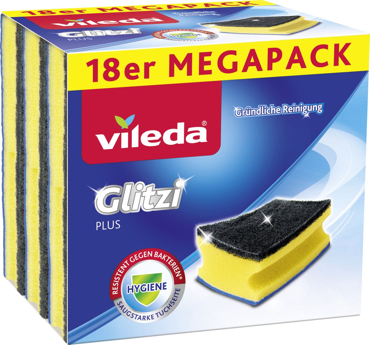 Vileda Topfreiniger Glitzi Plus Mega-Pack 18er von Vileda