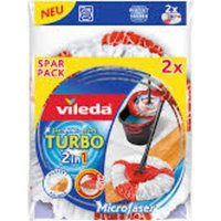 Vileda 166143 Turbo Easy Wring & Clean Wischmop Ersatzkopf 2er Pack Ersatzaufsatz 2St. Vileda 166143 Turbo Easy Wring & Clean Wischmop Ersatzkopf 2er Pack Ersatzaufsatz 2St. von Vileda