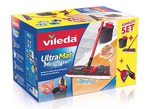 Vileda UltraMat Mikrofaser Komplett Set Wischer Powerpresse von Vileda