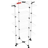 Vileda Wäscheständer "Vileda MIXER 4 Turmwäscheständer", (1 tlg.), 8 flexibel einklappbare Trockenebenen von Vileda