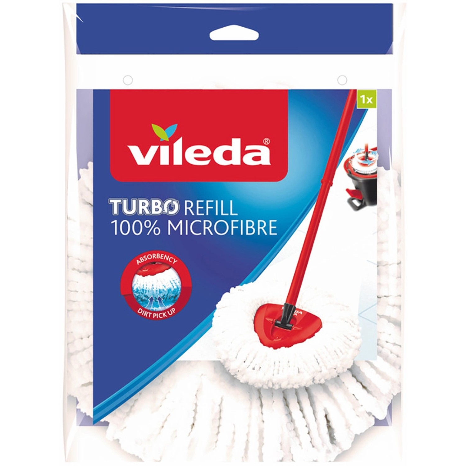 Vileda Ersatz-Wischmopp Easy Wring&Clean von Vileda