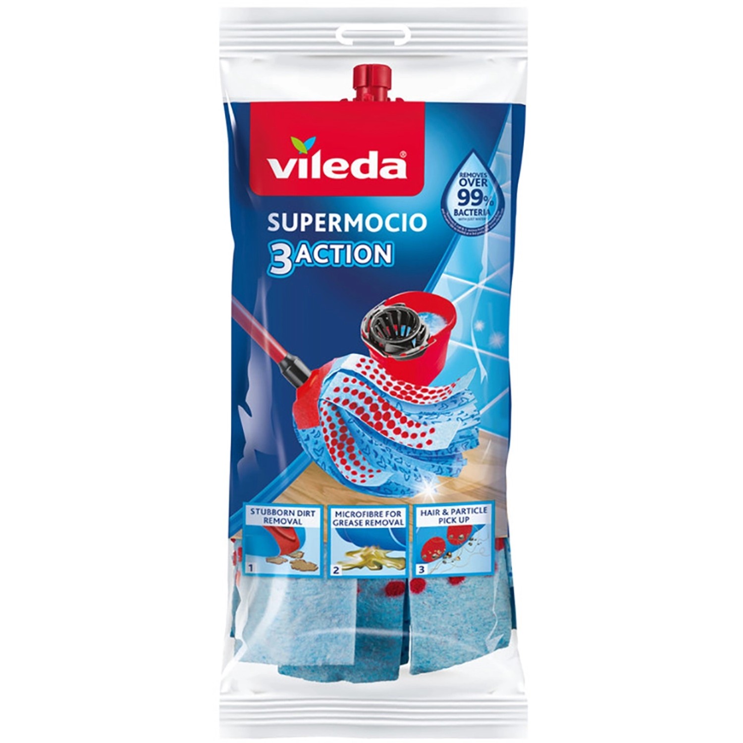 Vileda Ersatz-Wischmopp Supermocio von Vileda