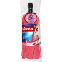 Wischmopp aus Baumwolle und Polyester - Rot - Rouge - Vileda von Vileda