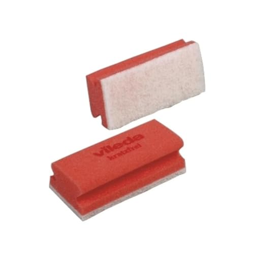 vileda Padschwamm kratzfrei rot weiß 150g von Vileda