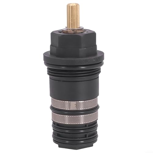 1 x 94282000 Messing-Thermostat-Kartusche, verschönern Sie Ihre Dusche, einfach in kompatible Duschsysteme zu installieren, schwarz 1 x 94282000 Messing-Thermostat-Kartusche, verschönern Sie Ihre Dusche, einfach in kompatible Duschsysteme zu installieren, schwarz von Vilgftyiet