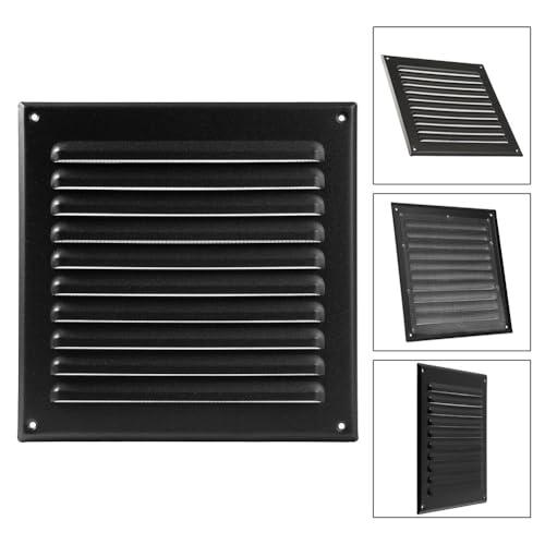 1 x Aluminium-Dachboden-Lüftungsgitter, quadratische Außenwand, Luftauslass-Lüftungsgitter mit Bildschirm, quadratisches Lamellengitter für Außentür, Haus, Dachboden, Garage, Decke (100 x 100 cm) 1 x Aluminium-Dachboden-Lüftungsgitter, quadratische Außenwand, Luftauslass-Lüftungsgitter mit Bildschirm, quadratisches Lamellengitter für Außentür, Haus, Dachboden, Garage, Decke (100 x 100 cm) von Vilgftyiet