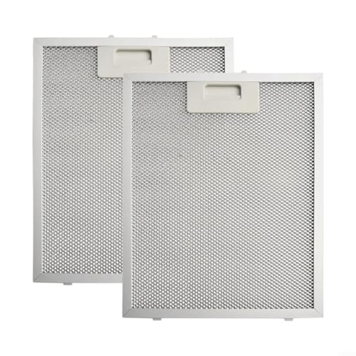 2er-Pack Aluminium-Dunstabzugshauben-Filter-Set fängt Fett effizient ein und verbessert die Luft in Ihrer Küchenumgebung von Vilgftyiet