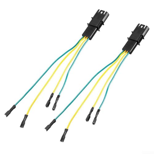 4-poliges Seitenspiegel-Heizungsanschlusskabel, 12 V, kompatibel mit BMW E90 E60 F10 F11 F12 F13 F18 F01 F02 X3 X4 X5 X6 E70 E71, Ersatz-Innenverkleidung Verkabelung für beheizte Spiegelfunktion, 2 4-poliges Seitenspiegel-Heizungsanschlusskabel, 12 V, kompatibel mit BMW E90 E60 F10 F11 F12 F13 F18 F01 F02 X3 X4 X5 X6 E70 E71, Ersatz-Innenverkleidung Verkabelung für beheizte Spiegelfunktion, 2 von Vilgftyiet