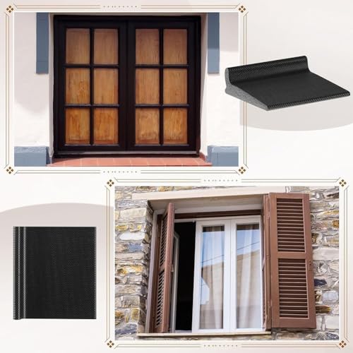 50 Stück selbstklebender Dichtungsstreifen, Türeckenschaumdichtungsstreifen, Türeckendichtungen, Türrahmenschutz, 5,1 x 4,6 x 2,5 cm (weiß) von Vilgftyiet