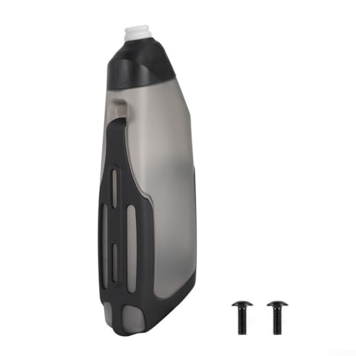 600 ml Fahrrad-Wasserflasche mit aerodynamischem Umriss, PP5-Körper und Karbonfaser-Verbundkäfig mit Befestigungsschrauben (1 Stück) von Vilgftyiet