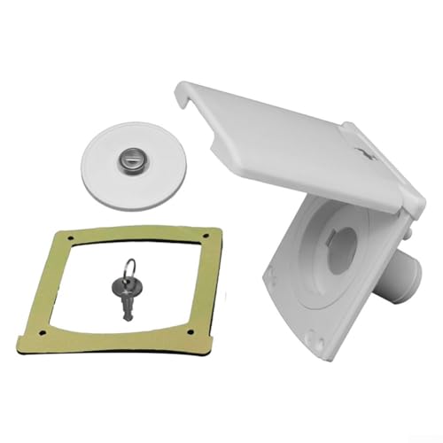 ABS-Wassereinlass für Wohnmobile mit quadratischem Bajonettverschluss und Magnetverschluss-Abdeckung, sauberer und sicherer Wasserversorgungsanschluss ABS-Wassereinlass für Wohnmobile mit quadratischem Bajonettverschluss und Magnetverschluss-Abdeckung, sauberer und sicherer Wasserversorgungsanschluss von Vilgftyiet