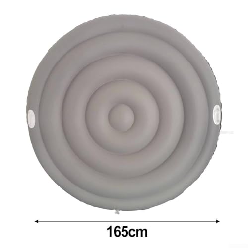Aufblasbare PVC-Poolabdeckung für runde Pools mit energiesparender Isolierung und UV-Schutz, hilft Wärme zu speichern und den Pool vor Blättern und Staub zu schützen (165 cm mit Höhe) von Vilgftyiet