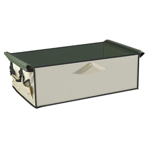 Camping Storage Cart Line, 600D Oxford Cloth Removable Interior Organizer With Side Handles For Folding Wagon Front Rear Storage (Green) von Vilgftyiet
