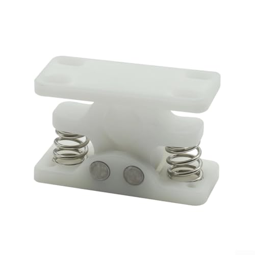 Doppel-Rollenschnäpper federbelastete Türverriegelungsklemme für Wohnmobile, Boote, Wohnwagentüren, starker Halt, verhindert unbeabsichtigtes Öffnen der Tür (1 Stück) von Vilgftyiet