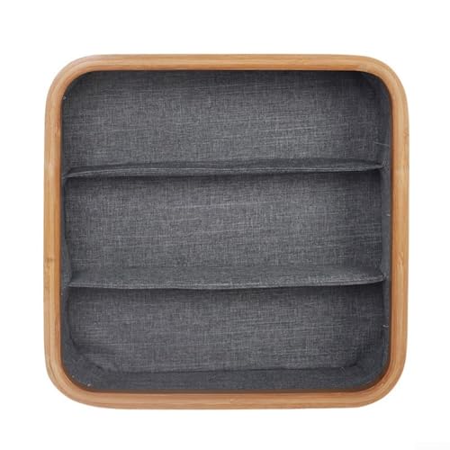 Drawer Organizer Storage Box Cotton Linen Fabric Container for Wardrobe Closet Organization Home Storage Solution Foldable Box for Clothes Underwear Pants (3) von Vilgftyiet