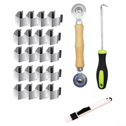 Fenster-Reparatur-Werkzeug-Set mit Rolle und Clips für einfache Fensterscheiben-Installation (A) von Vilgftyiet